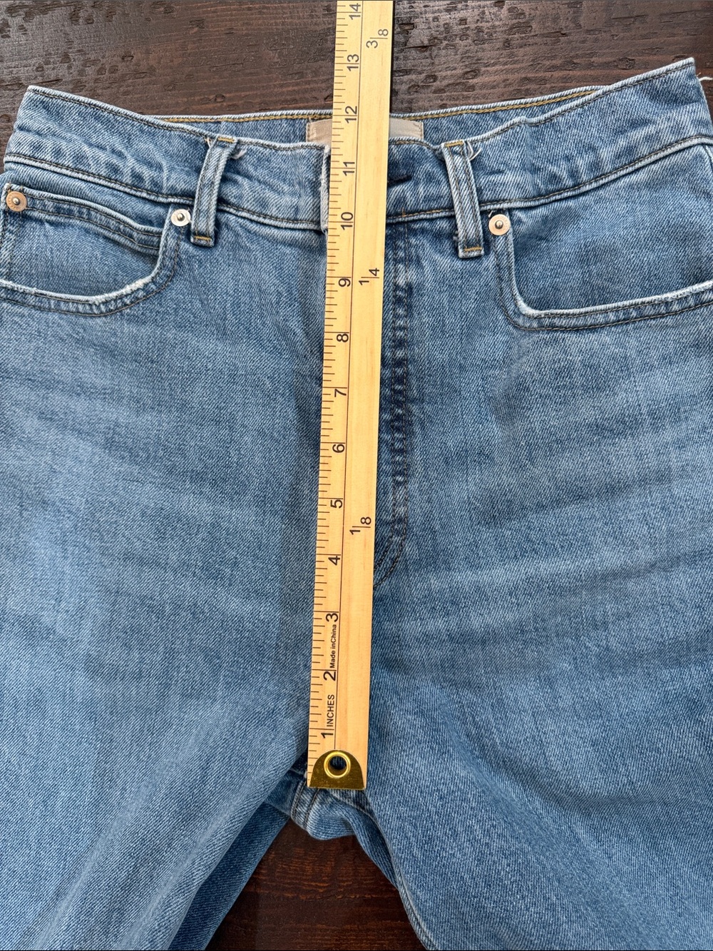 Everlane The Way High Jean High Rise Straight Medium Wash Denim 27 Regular - Picture 11 of 15